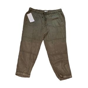 Daily Ritual Army Green Jogger Womens Size 16 Pockets Drawstring New With Tags